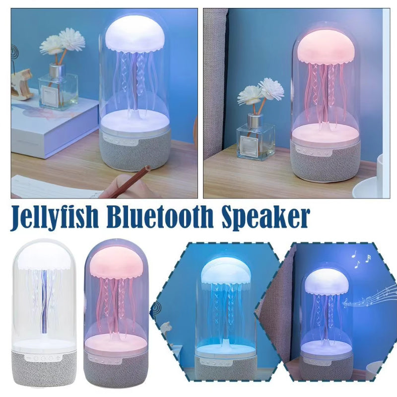 3 In 1 Colorful Jellyfish Lamp Bluetooth-compatible Jellyfish Speaker Lamp