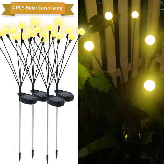 Simulation Firefly Solar Light Outdoor Decor Solar LED Lights Outdoor Garden Lights