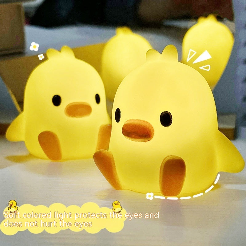 Small Yellow Duck Small Night Lamp Bedside Lamp