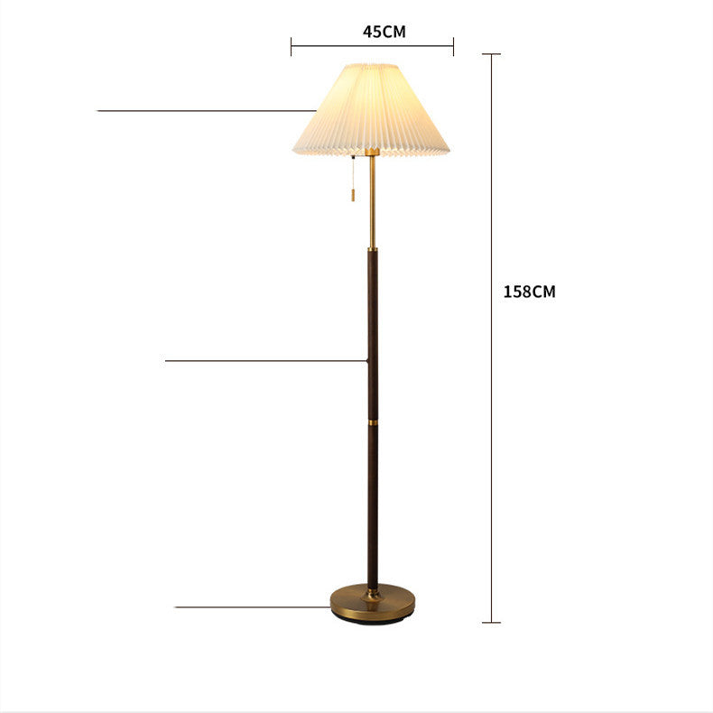 Retro Floor Lamp Living Room Study Eye Protection