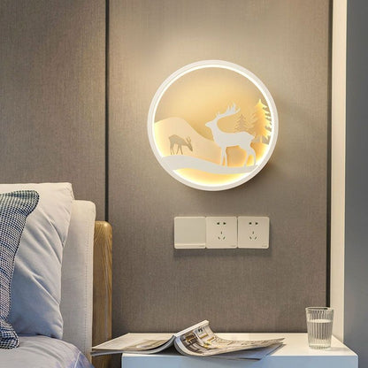 Modern Minimalist Cartoon Children's Room Wall Lamp