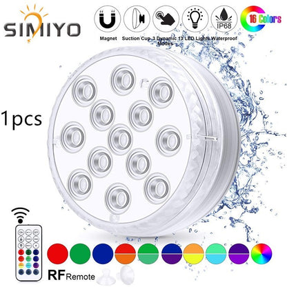 Led Beads Submersible Light Waterproof Underwater Lamp