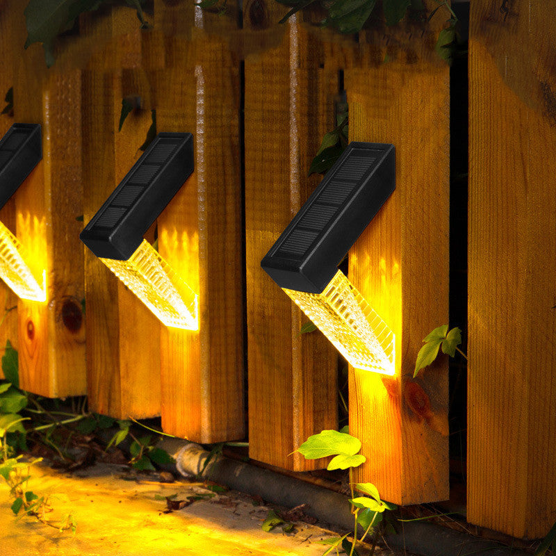 LED Solar Stairs Lights Outdoor Lighting Yard Decoration