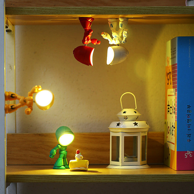 Cute LED Hero Table Lamp Mini Portable Cool Night Light