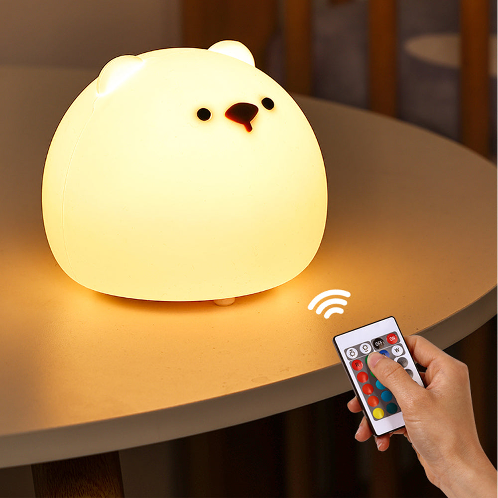 Cute Little Fat Bear Sleeping Light For Girls