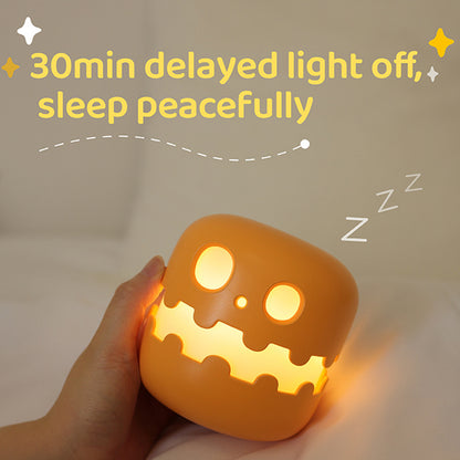 Pumpkin Lamp Bedside Halloween Funny Ambience Light