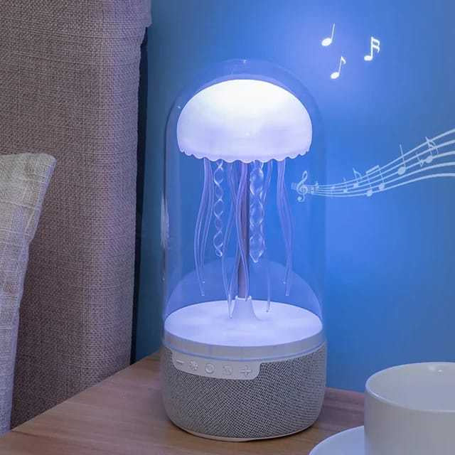 3 In 1 Colorful Jellyfish Lamp Bluetooth-compatible Jellyfish Speaker Lamp