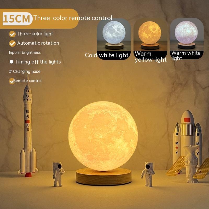 Creative 3D Magnetic Floating Levitating Moon Lamp