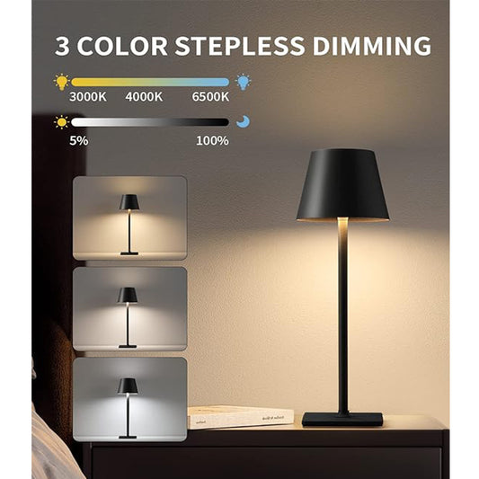 Cordless Table Lamp Portable LED Desk Lamp Night Light