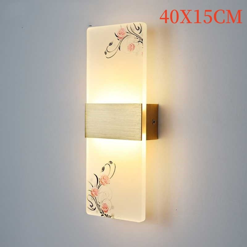 Plum, Orchid, Bamboo, Chrysanthemum LED Bedside Lamp