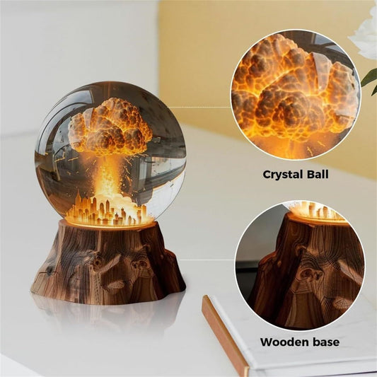Atomic Bomb Explosion Lamp, Nuclear Explosion Lamp, 3D Mushroom Cloud