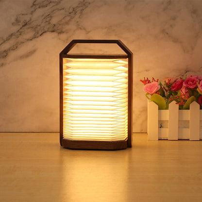 Creative Wooden Hand Lamp Interior Decoration Lamps