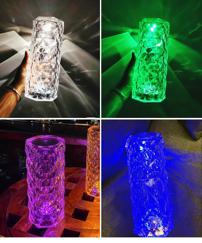 Rose Light And Shadow Projector LED Night Light