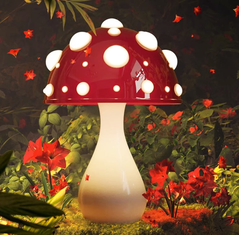 Mushroom Decorative Table Lamp Bedroom Dimming