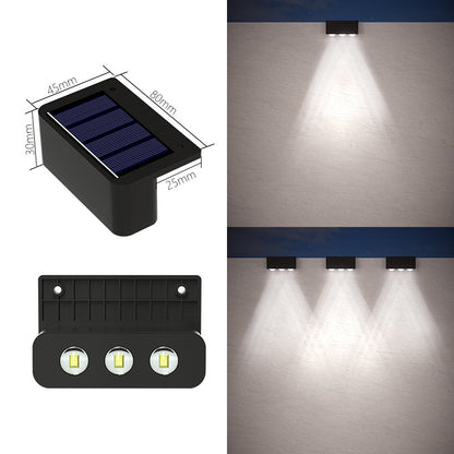 LED Aisle Fence Light Solar Energy Wall Lamp