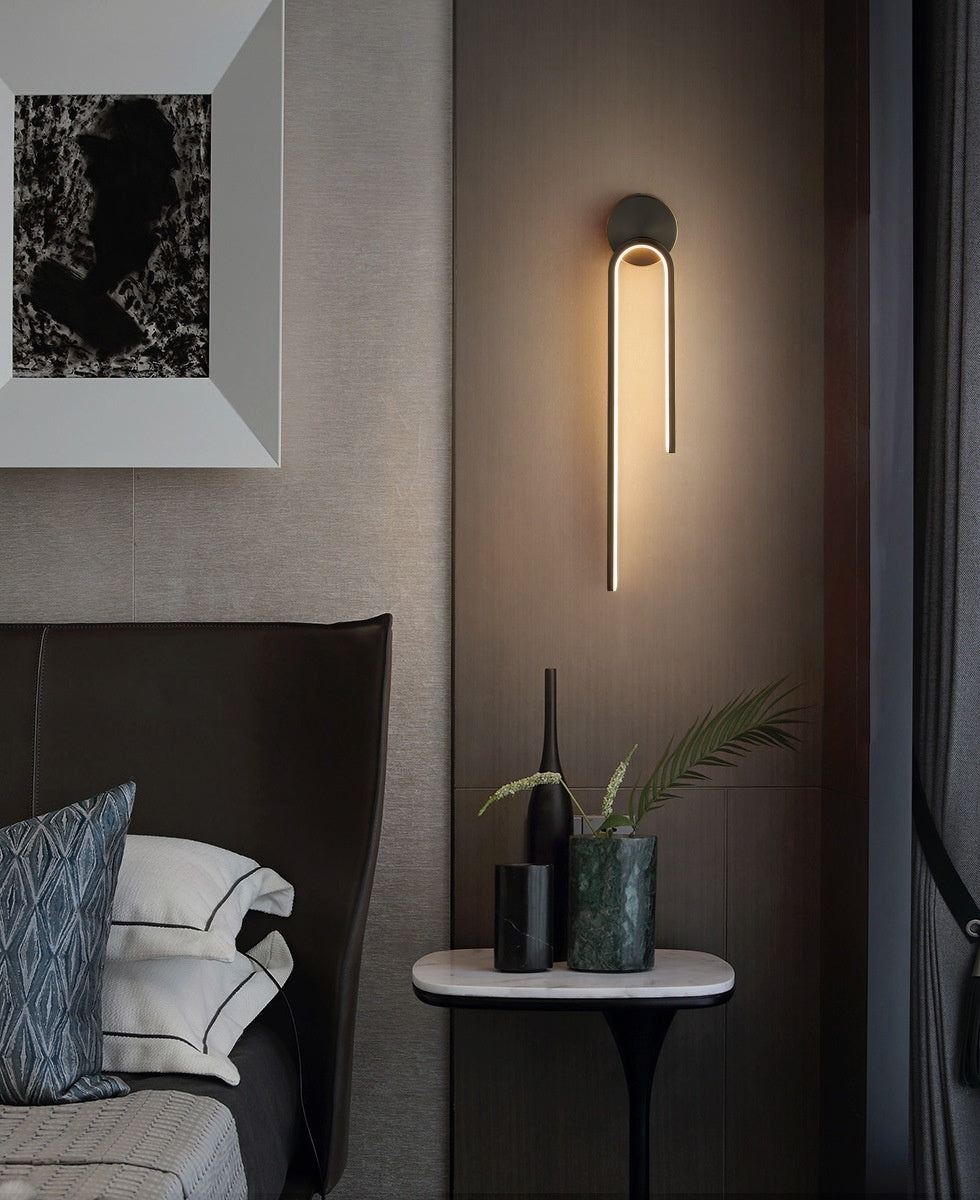 Modern Simple And Light Luxury Copper Wall Lamp