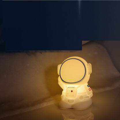 USB Charging Racket Silicone New Creative Astronaut Table Lamp