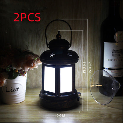 Camping Wrought Iron Kerosene Lamp Portable Lamp