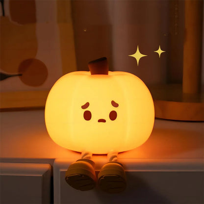 Home Decor Halloween Pumpkin Night Light Cute Lamp