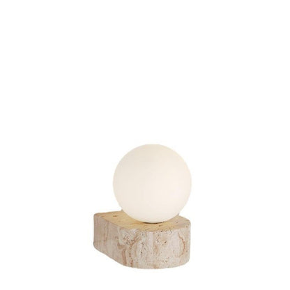 Yellow Cave Stone Cream Style Bedroom Bedside Wall Lamp