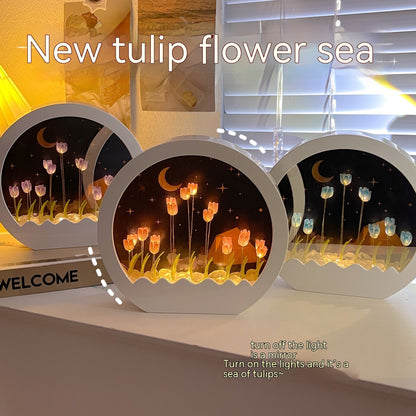 Tulip Rose Small Night Lamp