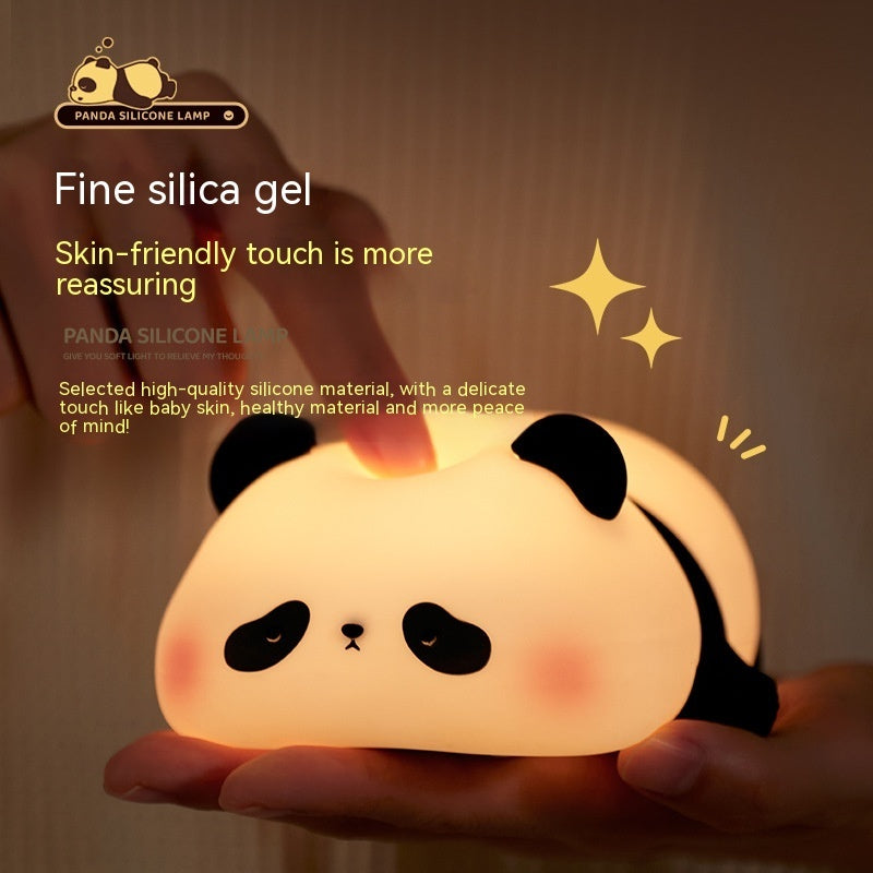 Panda Night Lights For Kids Cute Animal Silicone Lamp