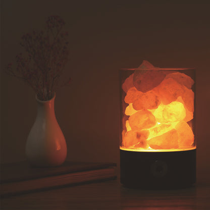 USB Crystal Light Himalayan Salt LED Lamp