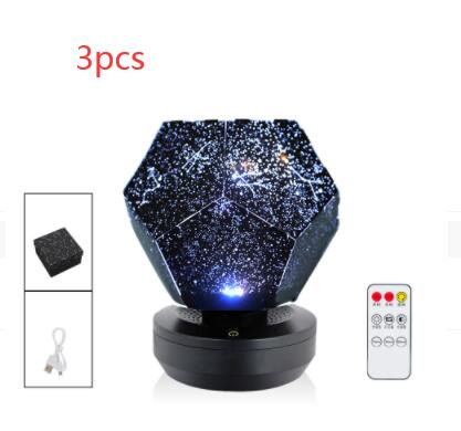 LED Starry Sky Projector Night Lights 3D  Home Planetarium  Room Lighting