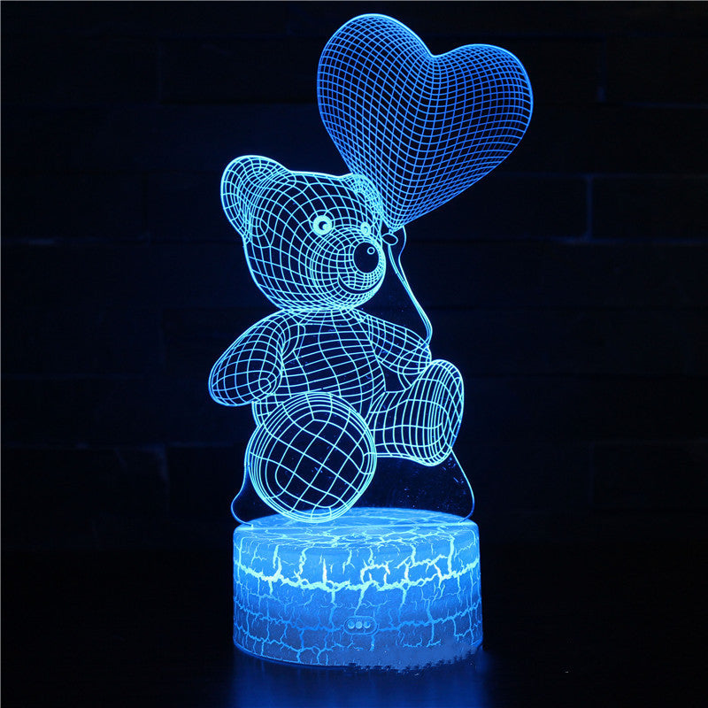 3D Lamp Acrylic USB LED Night Lights Neon Sign Lamp