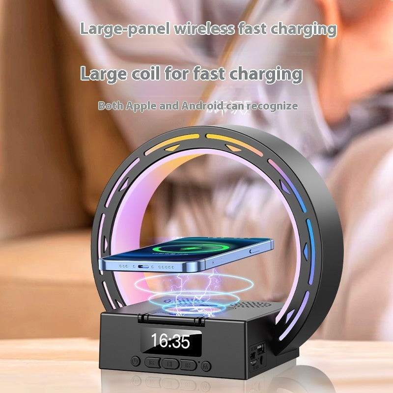 4 In 1 Wireless Bluetooth-compatible Speaker Charging Pad