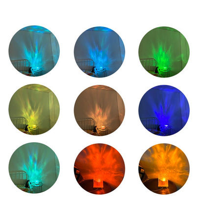 LED Water Ripple Ambient Night Light USB Projection