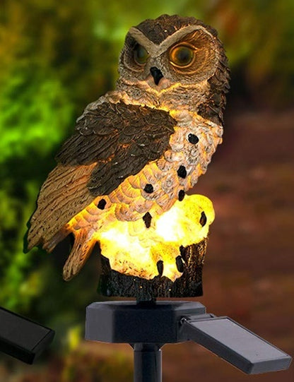 Solar Owl Garden Light Outdoor LED Lawn Lamp For Garden