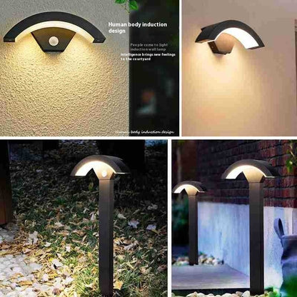 Wall Lamp Lawn Waterproof Balcony Human Body Induction