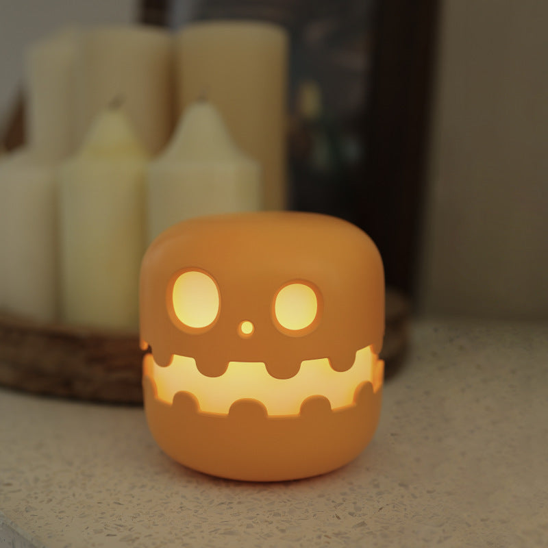 Pumpkin Lamp Bedside Halloween Funny Ambience Light