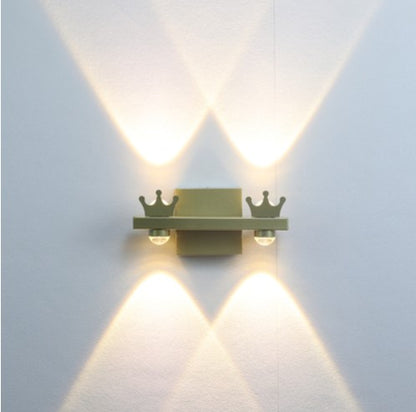 Crown Gold Wall Lamp Background Wall Corridor Corridor Staircase