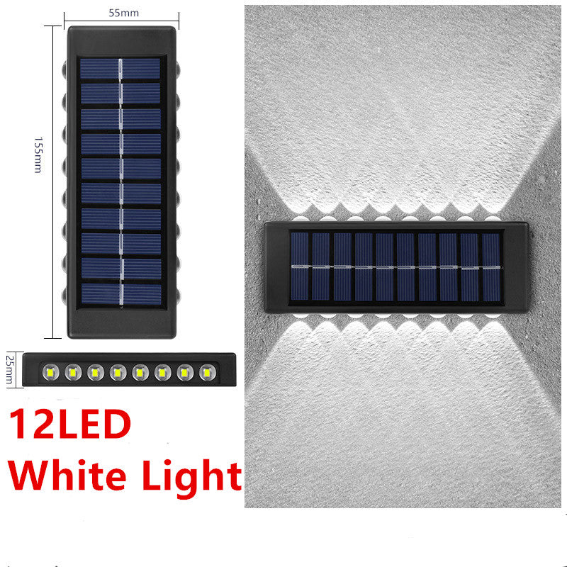 Solar Outdoor Garden Light Up And Down Glowing Atmosphere