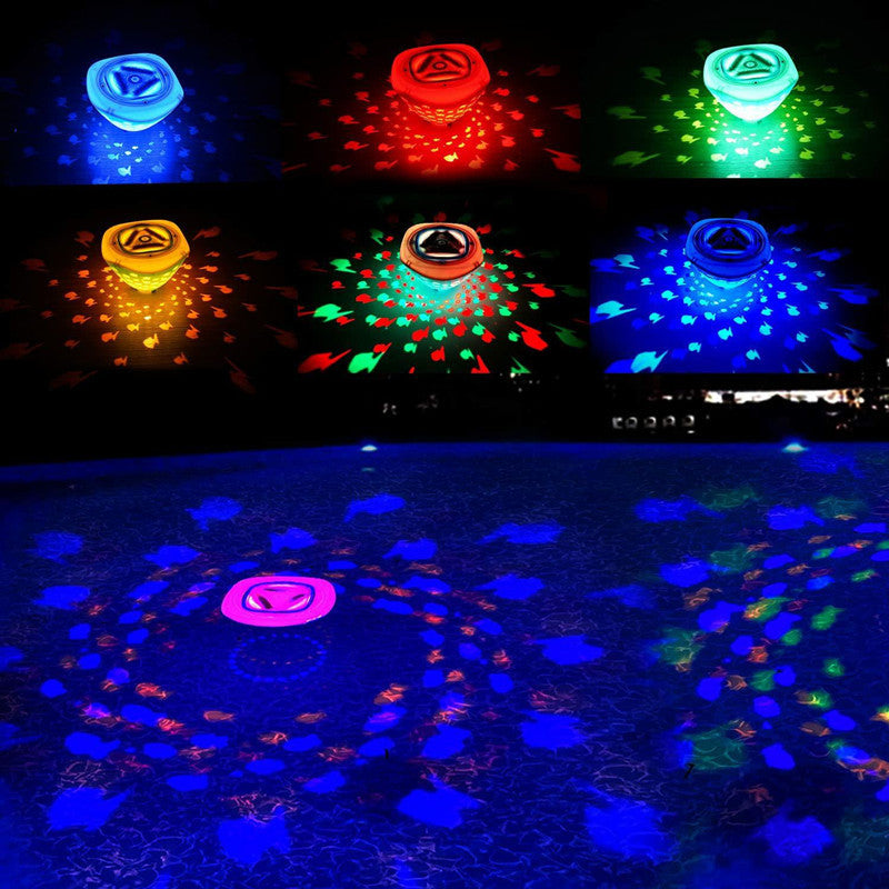 Fish Projection Bathtub Light Kids Toy LED Floating