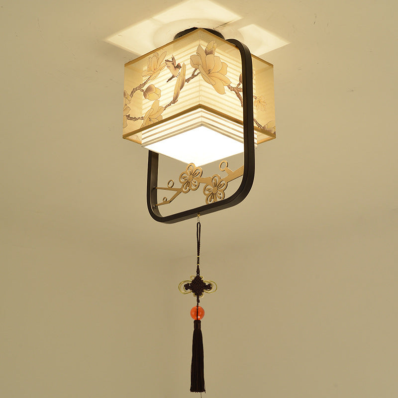 New Chinese Flower-and-bird Chandelier With Single Head