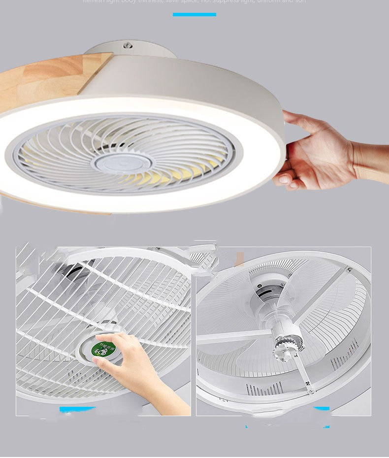 Pendant Lamp With Invisible Electric Fan