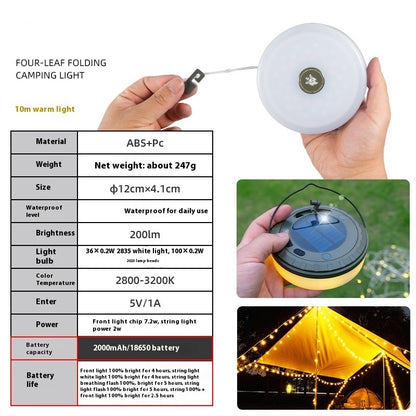 Outdoor Camping Tape Lamp Tent Ambience Light