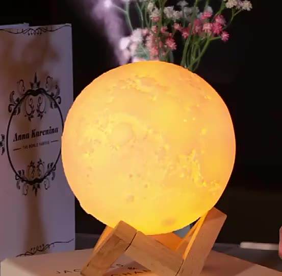 3D Moon Lamp Humidifier Hydrating Device Hydrating Device