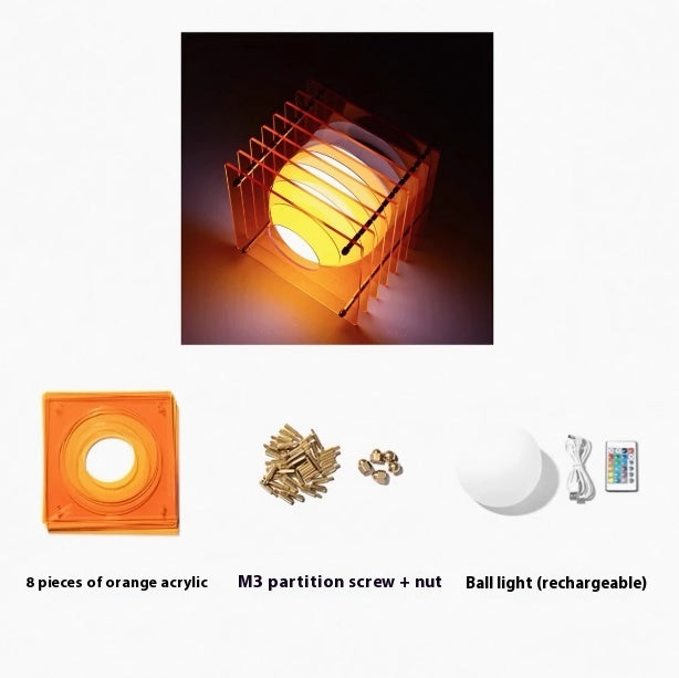 Diy Moon Light Acrylic Melaleuca Lamp Night Light