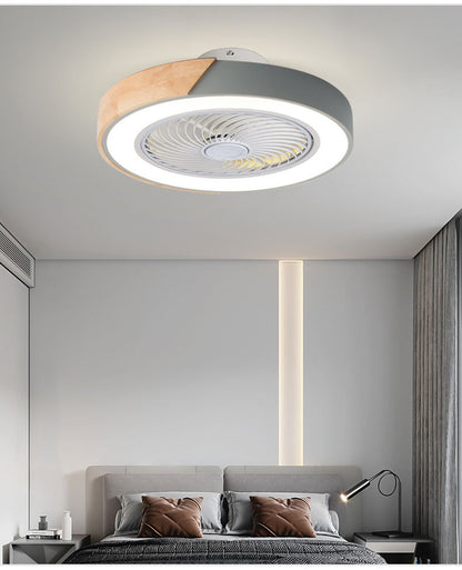 Pendant Lamp With Invisible Electric Fan