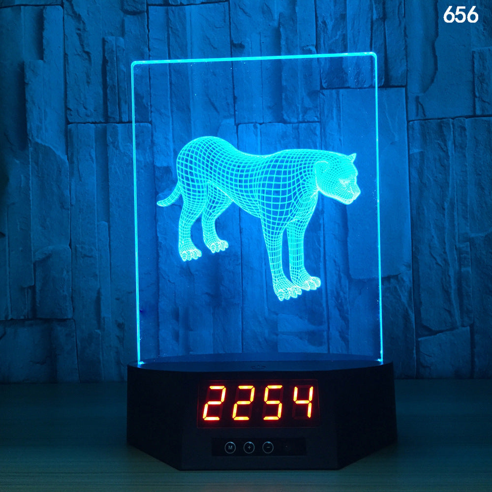 Explosion electronic products glowing dolphin 3d night light