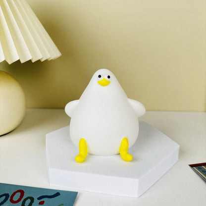 Warm Lovely Cute Cartoon Silicone Sea Gull Night Light