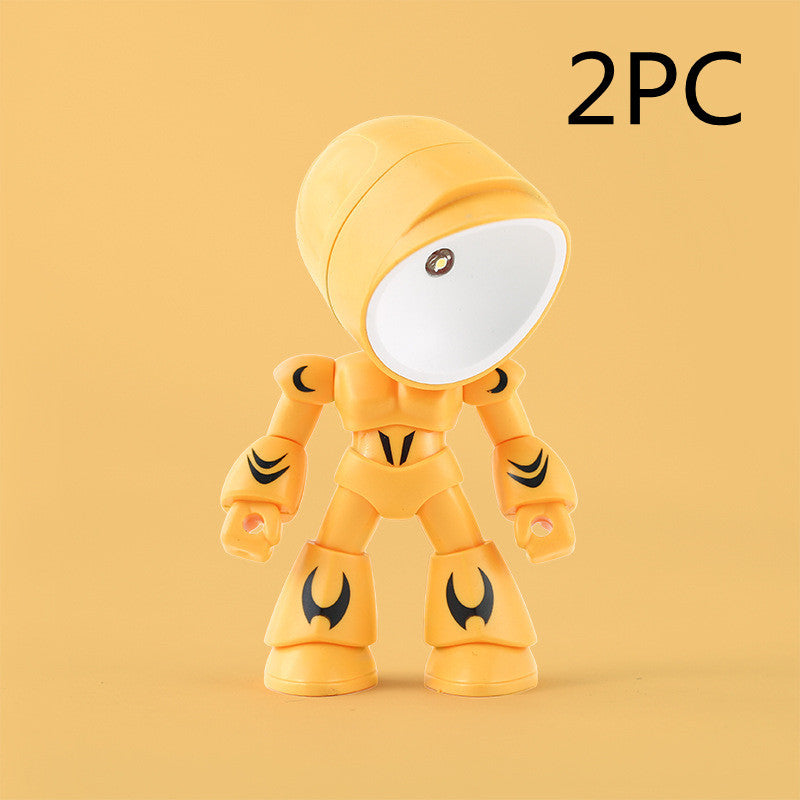 Cute LED Hero Table Lamp Mini Portable Cool Night Light