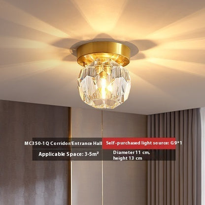 Copper Light Luxury Ceiling Lamp