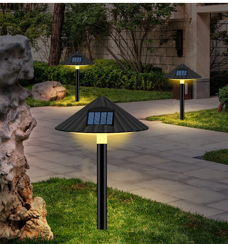 Solar Lawn Umbrella Lights Solar Plug Control Intelligent Road Lamps