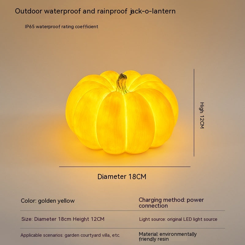 Outdoor Solar Pumpkin Lights Rural Farm Lawn Lamp