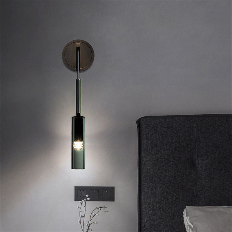 Modern Minimalist Living Room Crystal Wall Lamp